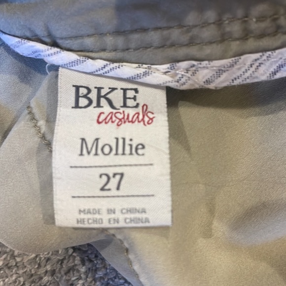 BKE MOLLIE KHAKIS SIZE 27 INSEAM 32.5 - Picture 4 of 4